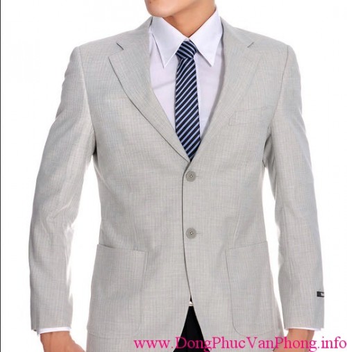 Đồng phục áo vest nam sọc trắng lịch lãm-VN03